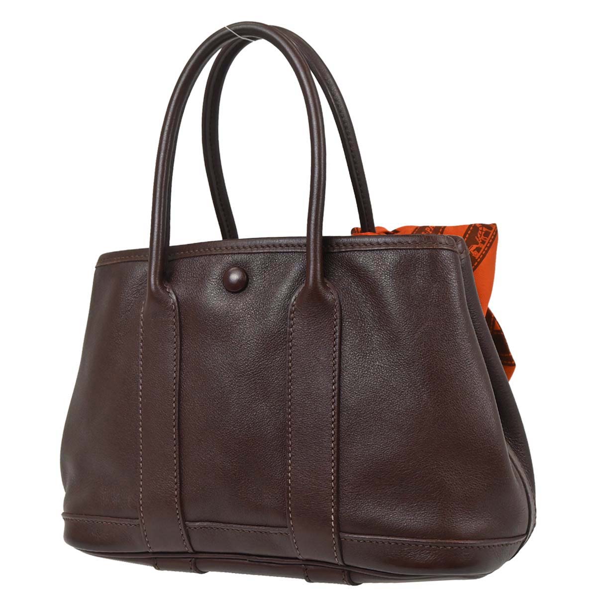 Hermes Havane Swift Garden Twilly TTPM Tote Handbag