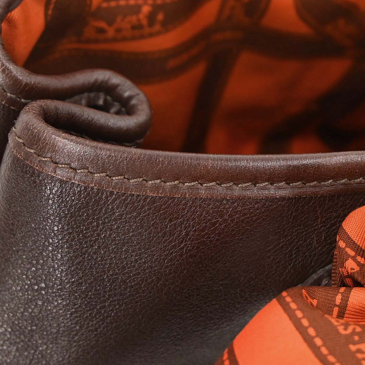 Hermes Havane Swift Garden Twilly TTPM Tote Handbag
