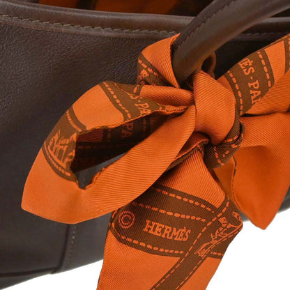 Hermes Havane Swift Garden Twilly TTPM Tote Handbag