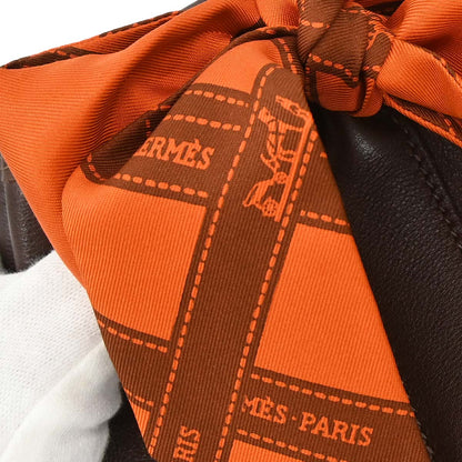Hermes Havane Swift Garden Twilly TTPM Tote Handbag