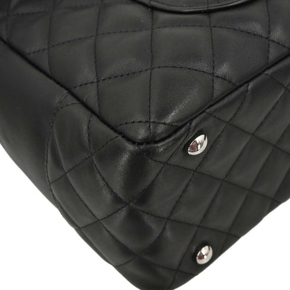Chanel Black Calfskin Cambon Ligne Bowling Bag 27