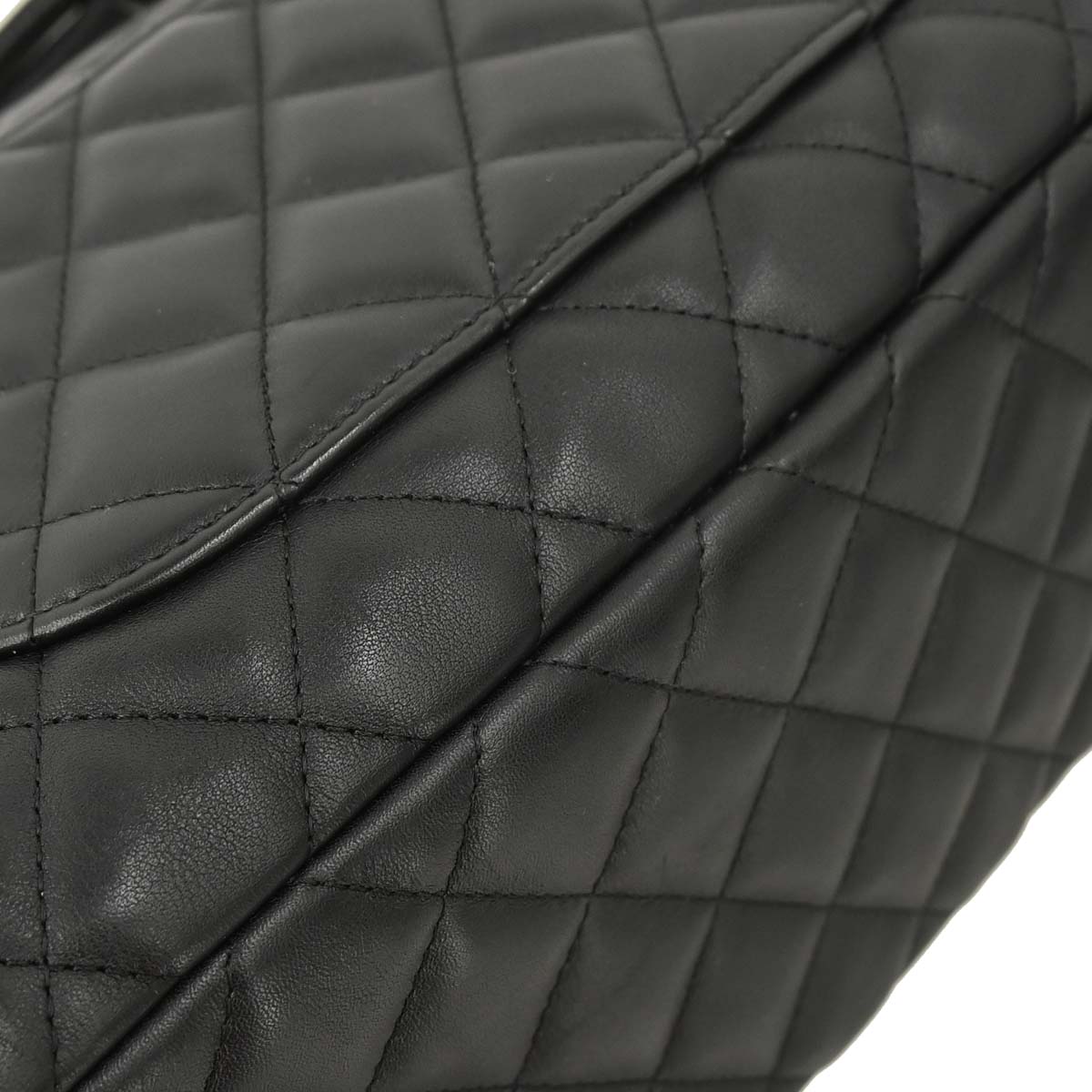 Chanel Black Calfskin Cambon Ligne Bowling Bag 27