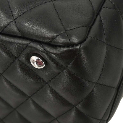 Chanel Black Calfskin Cambon Ligne Bowling Bag 27