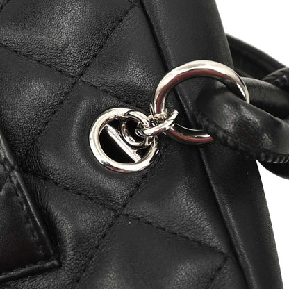 Chanel Black Calfskin Cambon Ligne Bowling Bag 27