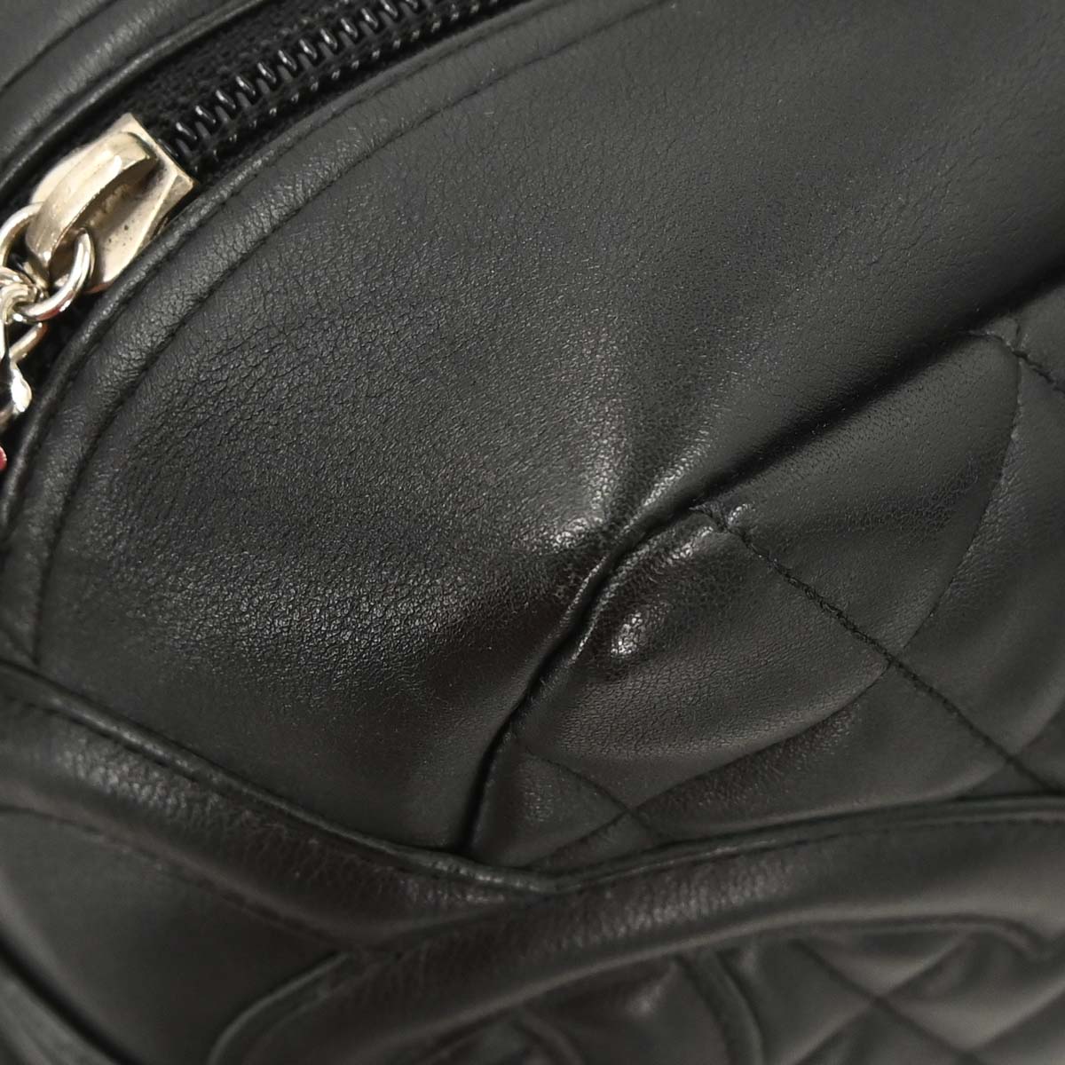 Chanel Black Calfskin Cambon Ligne Bowling Bag 27