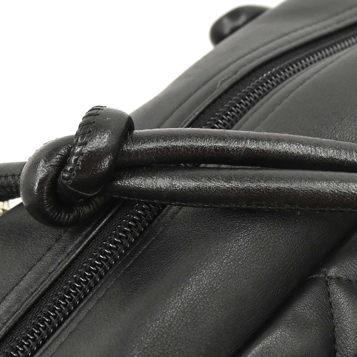 Chanel Black Calfskin Cambon Ligne Bowling Bag 27