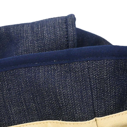 Chanel 2012-2013 Navy Denim Deauville 2way Shoulder Tote Handbag