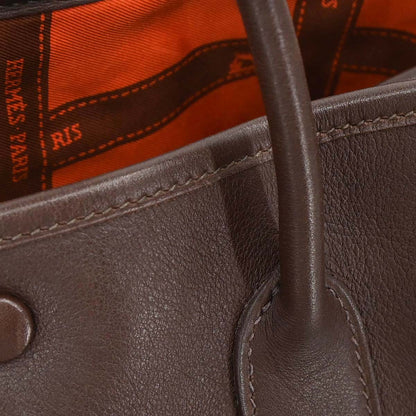 Hermes Havane Swift Garden Party 30 TPM Tote Handbag