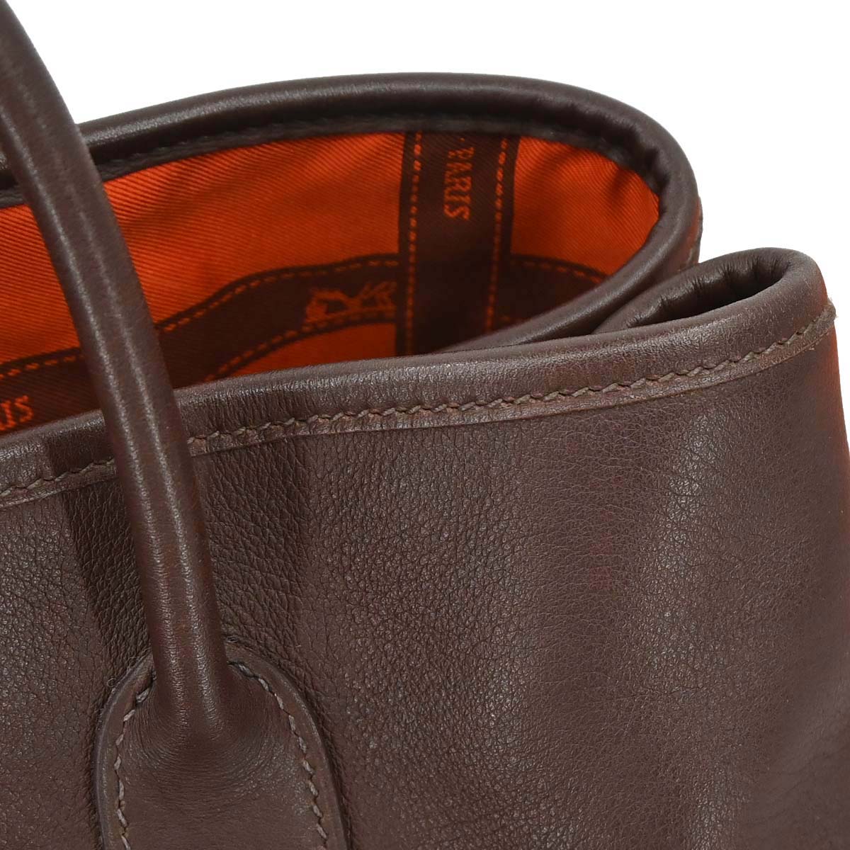 Hermes Havane Swift Garden Party 30 TPM Tote Handbag
