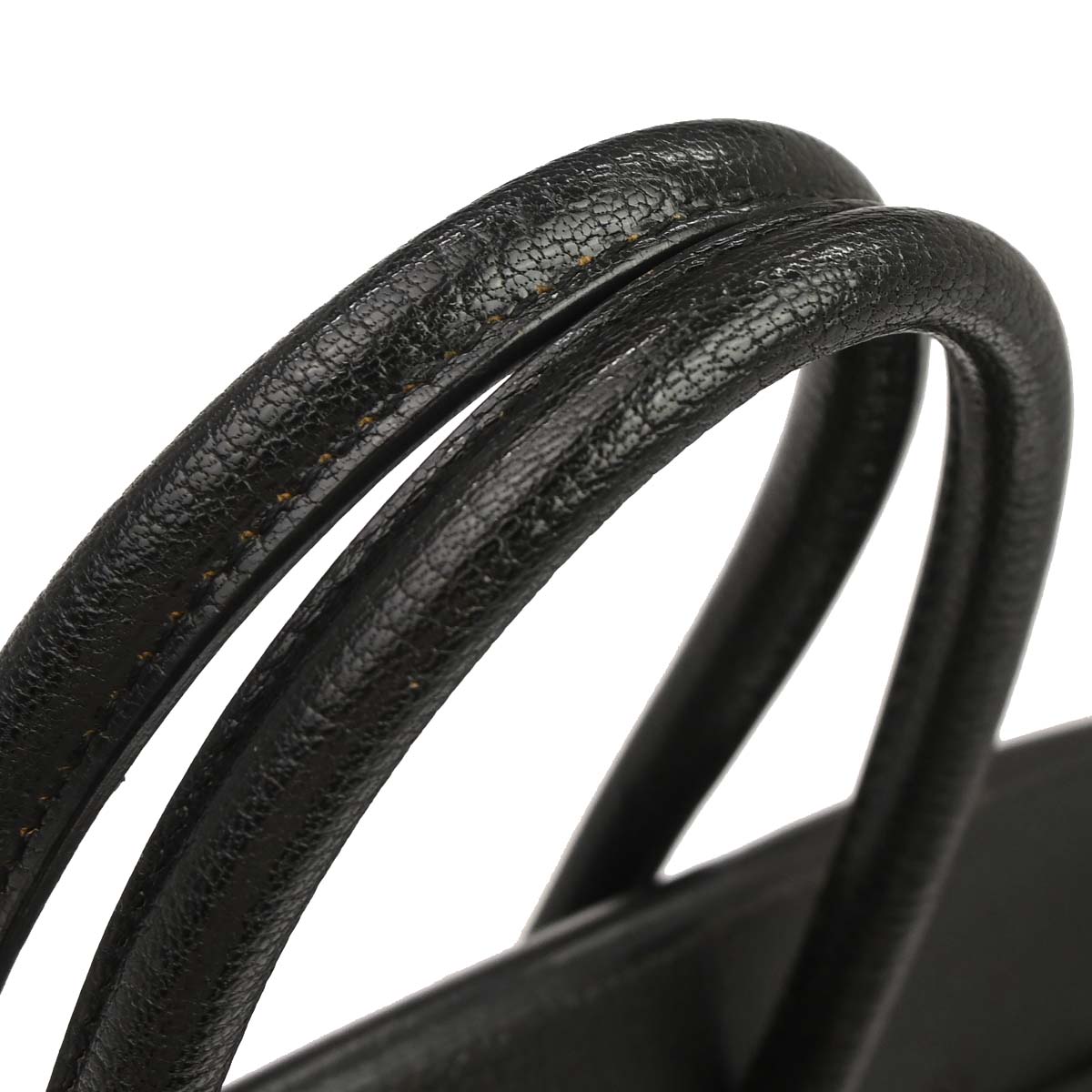Hermes Black Chevre Coromandel Birkin 35 Handbag