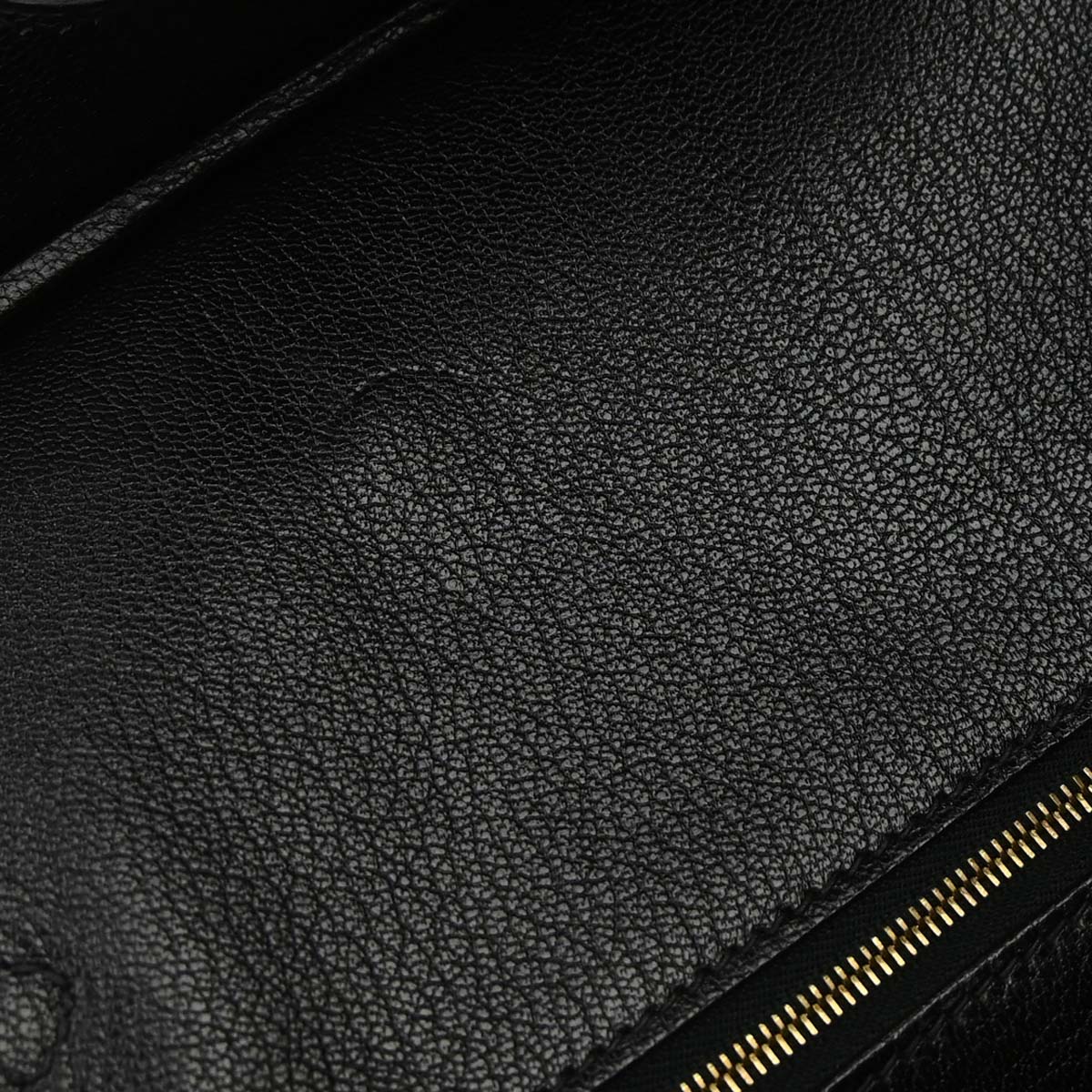Hermes Black Chevre Coromandel Birkin 35 Handbag