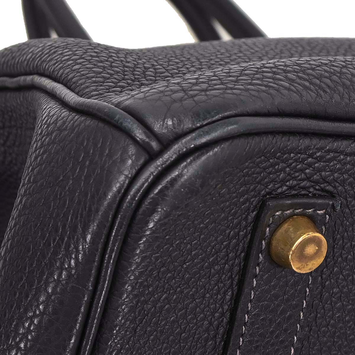 Hermes Blue Indigo Togo Birkin 35 Handbag