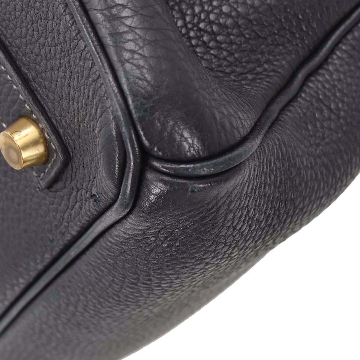 Hermes Blue Indigo Togo Birkin 35 Handbag