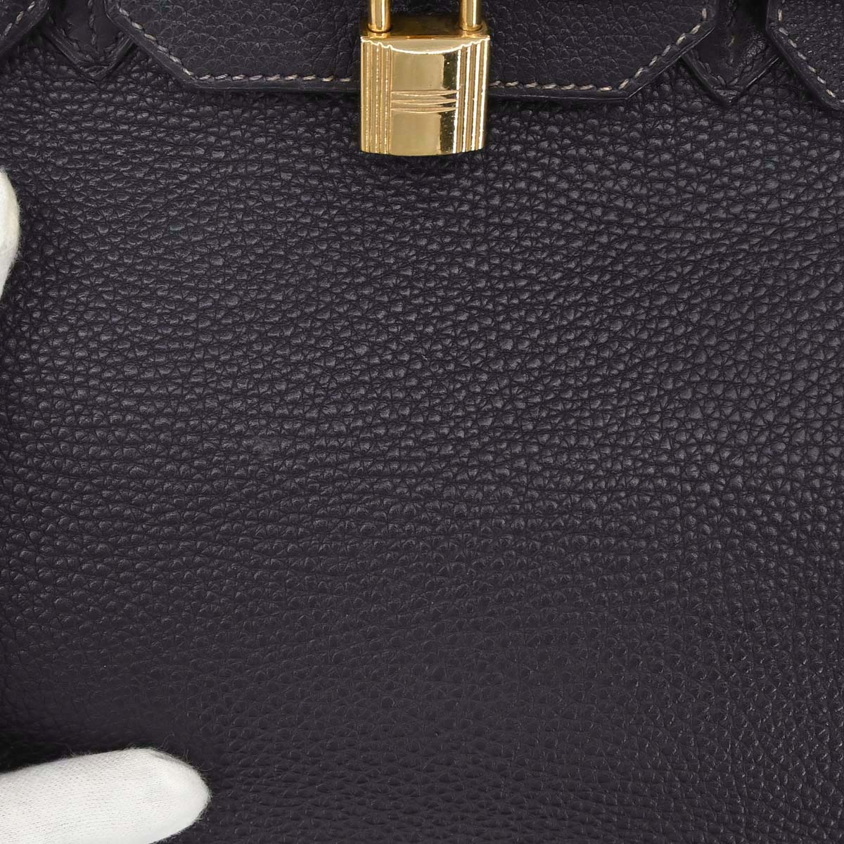Hermes Blue Indigo Togo Birkin 35 Handbag
