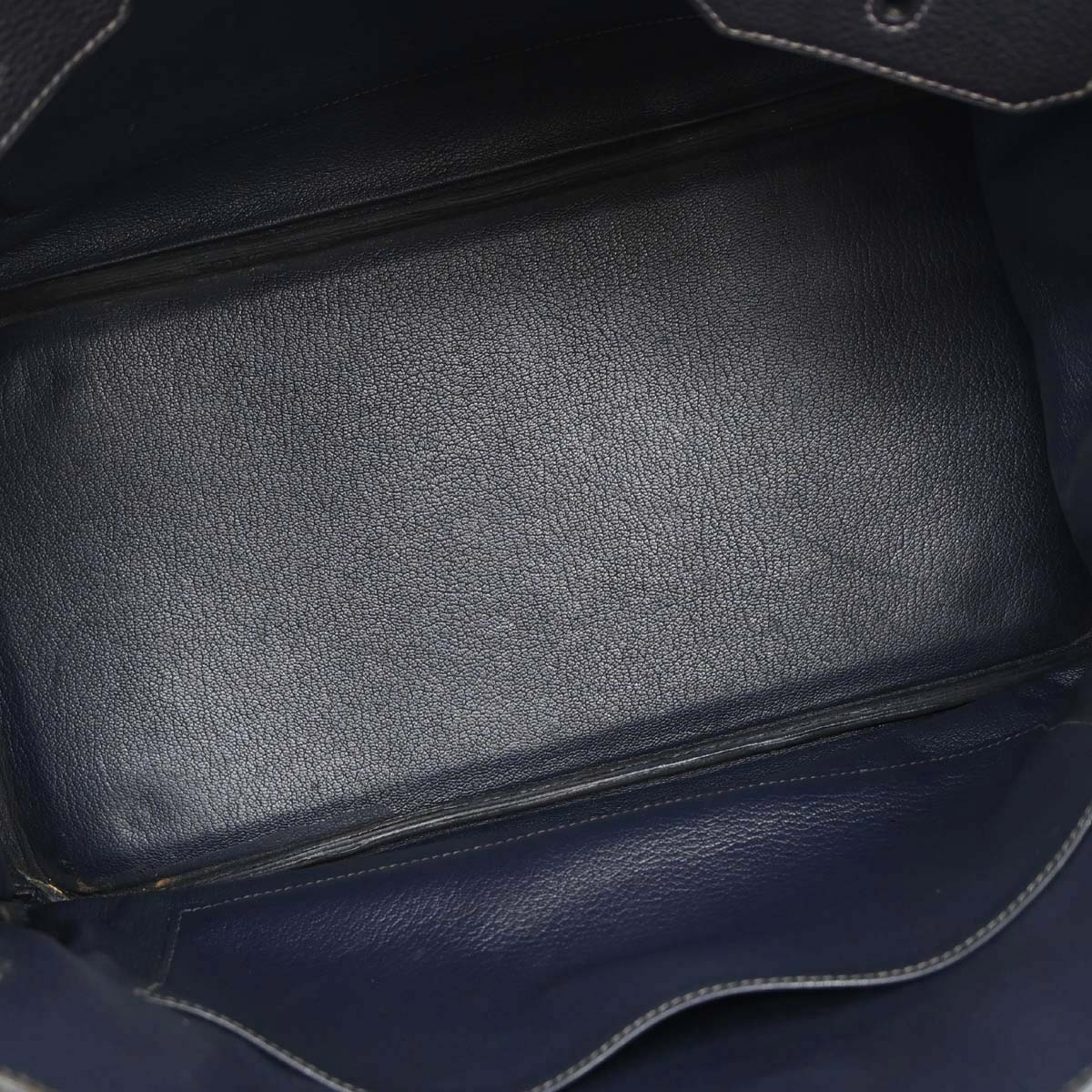 Hermes Blue Indigo Togo Birkin 35 Handbag
