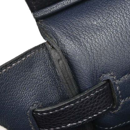 Hermes Blue Indigo Togo Birkin 35 Handbag