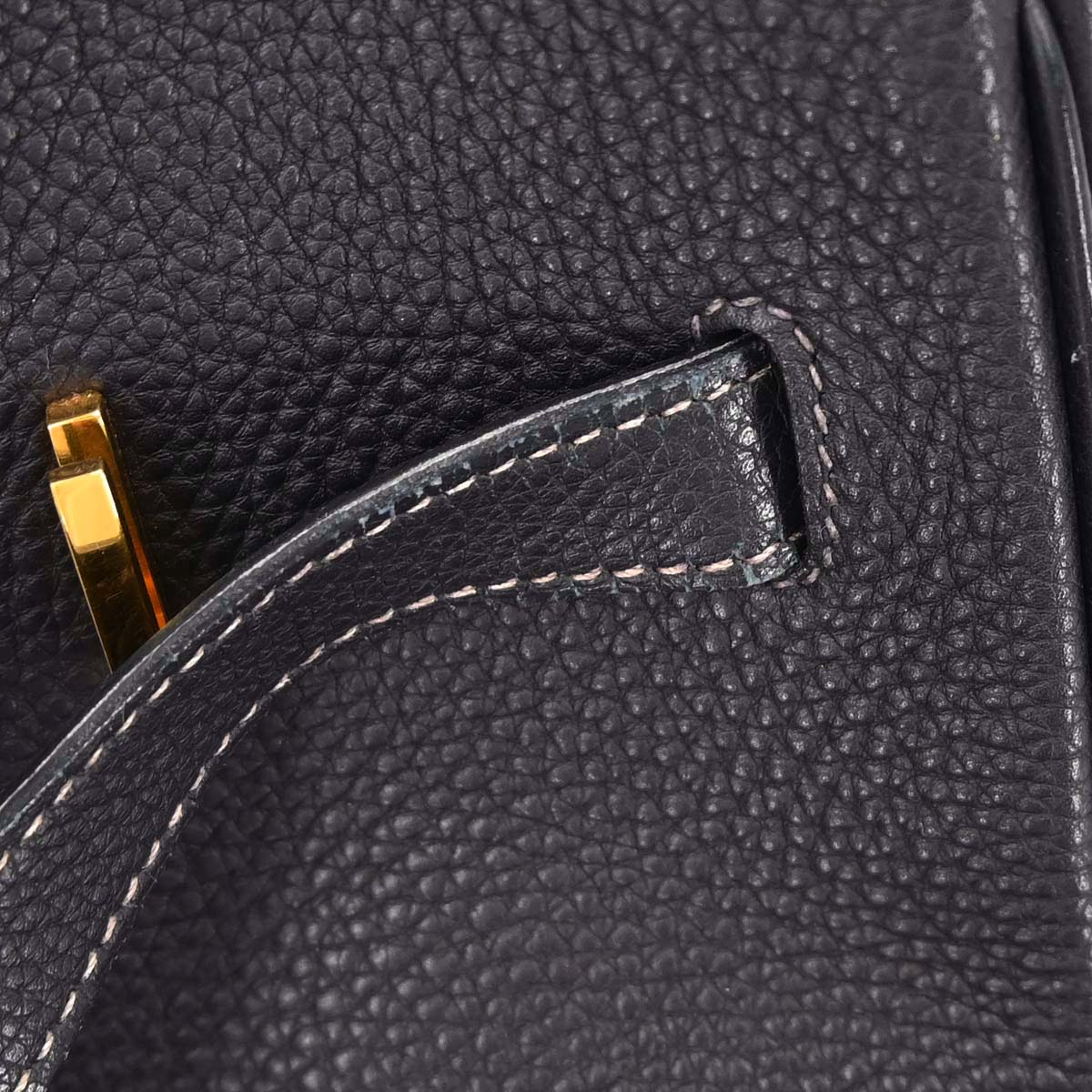 Hermes Blue Indigo Togo Birkin 35 Handbag
