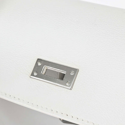 Hermes White Swift Kelly 25 Retourne 2way Shoulder Handbag