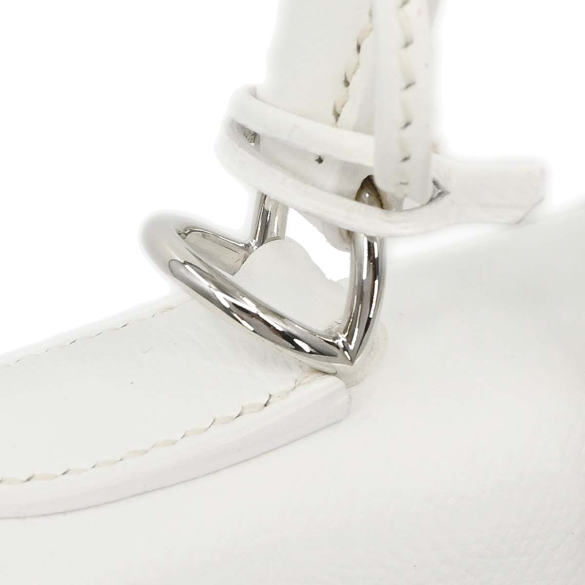 Hermes White Epsom Kelly 28 Retourne 2way Shoulder Handbag