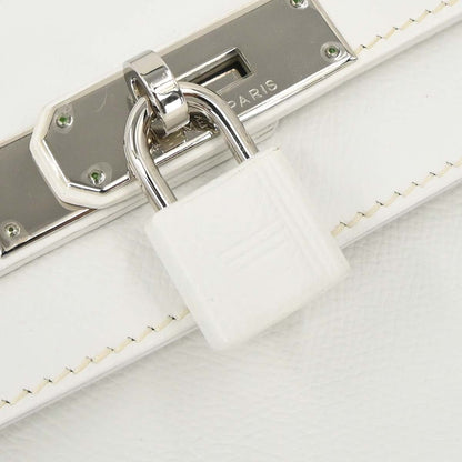 Hermes White Epsom Kelly 28 Retourne 2way Shoulder Handbag