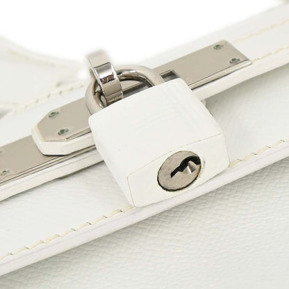 Hermes White Epsom Kelly 28 Retourne 2way Shoulder Handbag