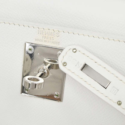 Hermes White Epsom Kelly 28 Retourne 2way Shoulder Handbag