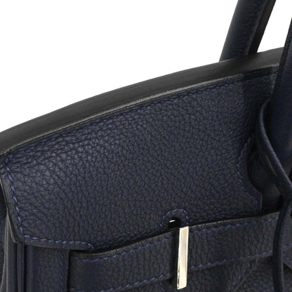 Hermes Blue Nuit Togo Birkin 30 Handbag