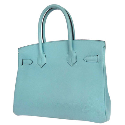 Hermes Blue Atoll Epsom Birkin 30 Handbag