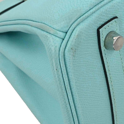 Hermes Blue Atoll Epsom Birkin 30 Handbag