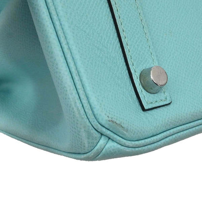 Hermes Blue Atoll Epsom Birkin 30 Handbag