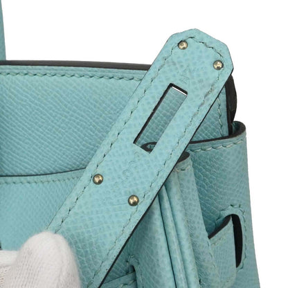 Hermes Blue Atoll Epsom Birkin 30 Handbag