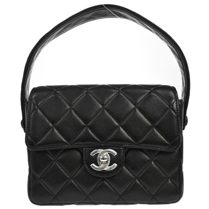 Chanel 1996-1997 Black Lambskin Handbag