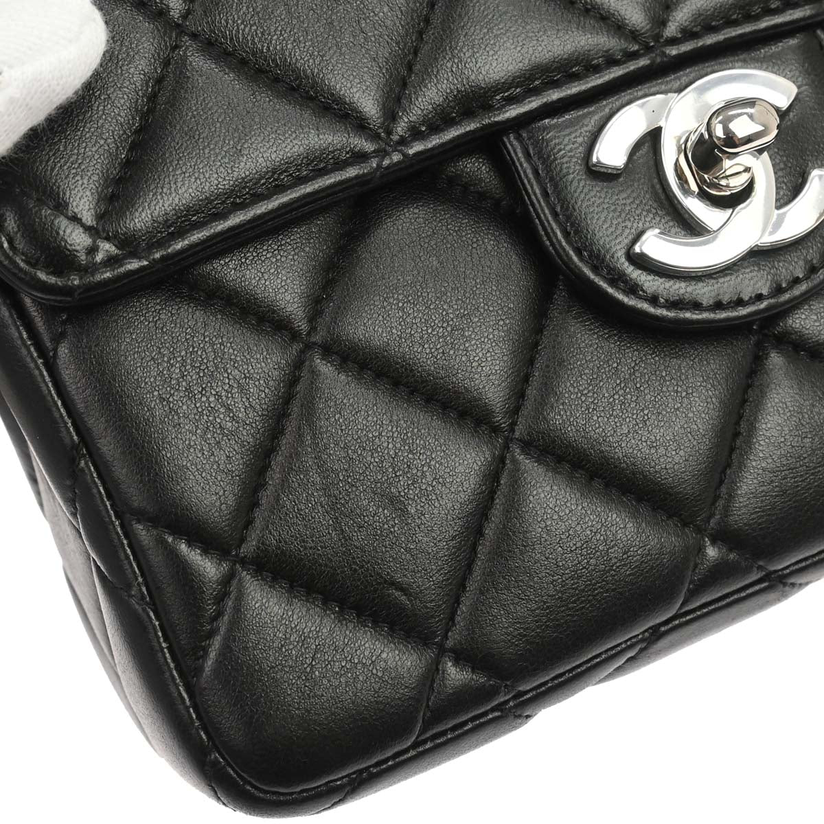 Chanel 1996-1997 Black Lambskin Handbag