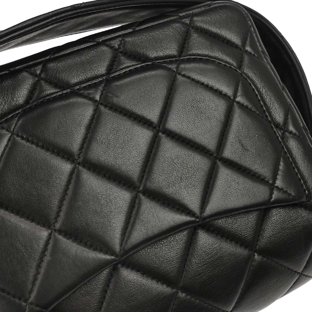 Chanel 1996-1997 Black Lambskin Handbag