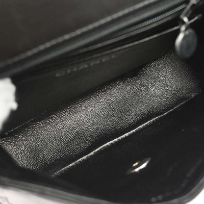 Chanel 1996-1997 Black Lambskin Handbag