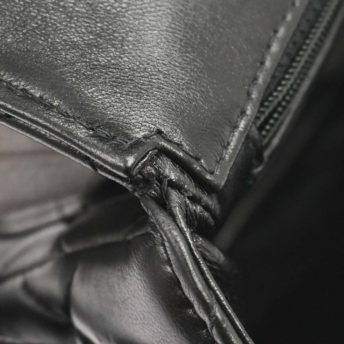 Chanel 1996-1997 Black Lambskin Handbag