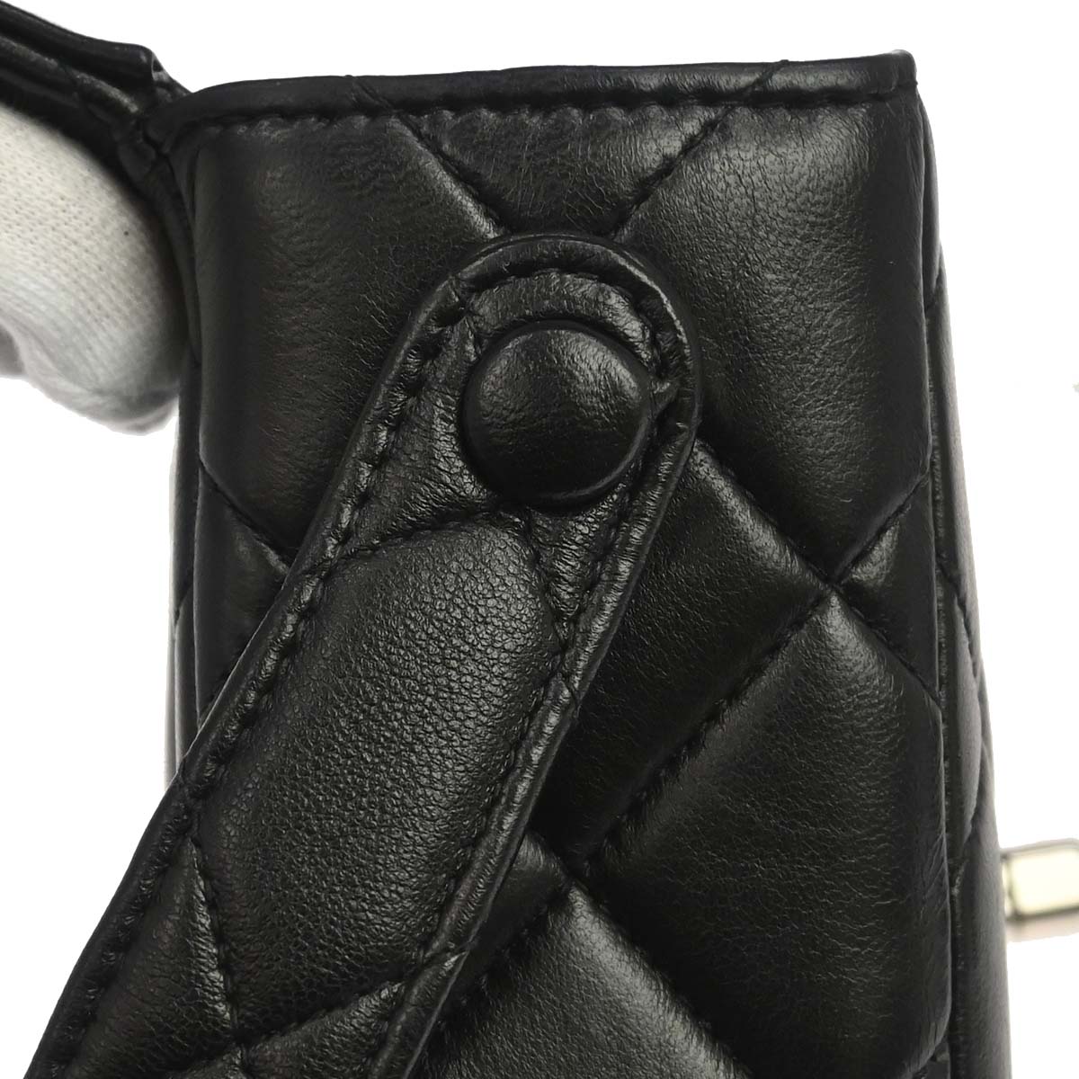 Chanel 1996-1997 Black Lambskin Handbag