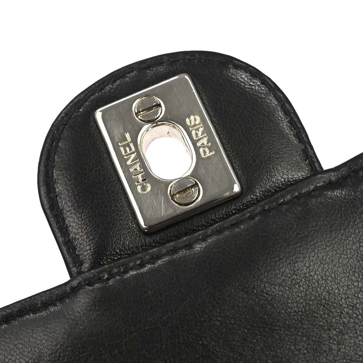 Chanel 1996-1997 Black Lambskin Handbag