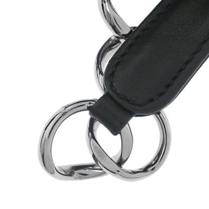 Chanel 2003-2004 Black Lambskin Choco Bar Drawstring Handbag