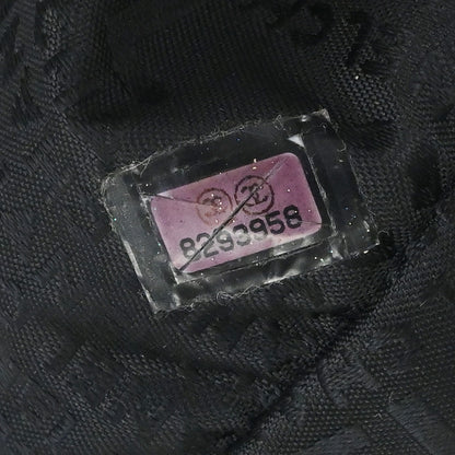 Chanel 2003-2004 Black Lambskin Choco Bar Drawstring Handbag
