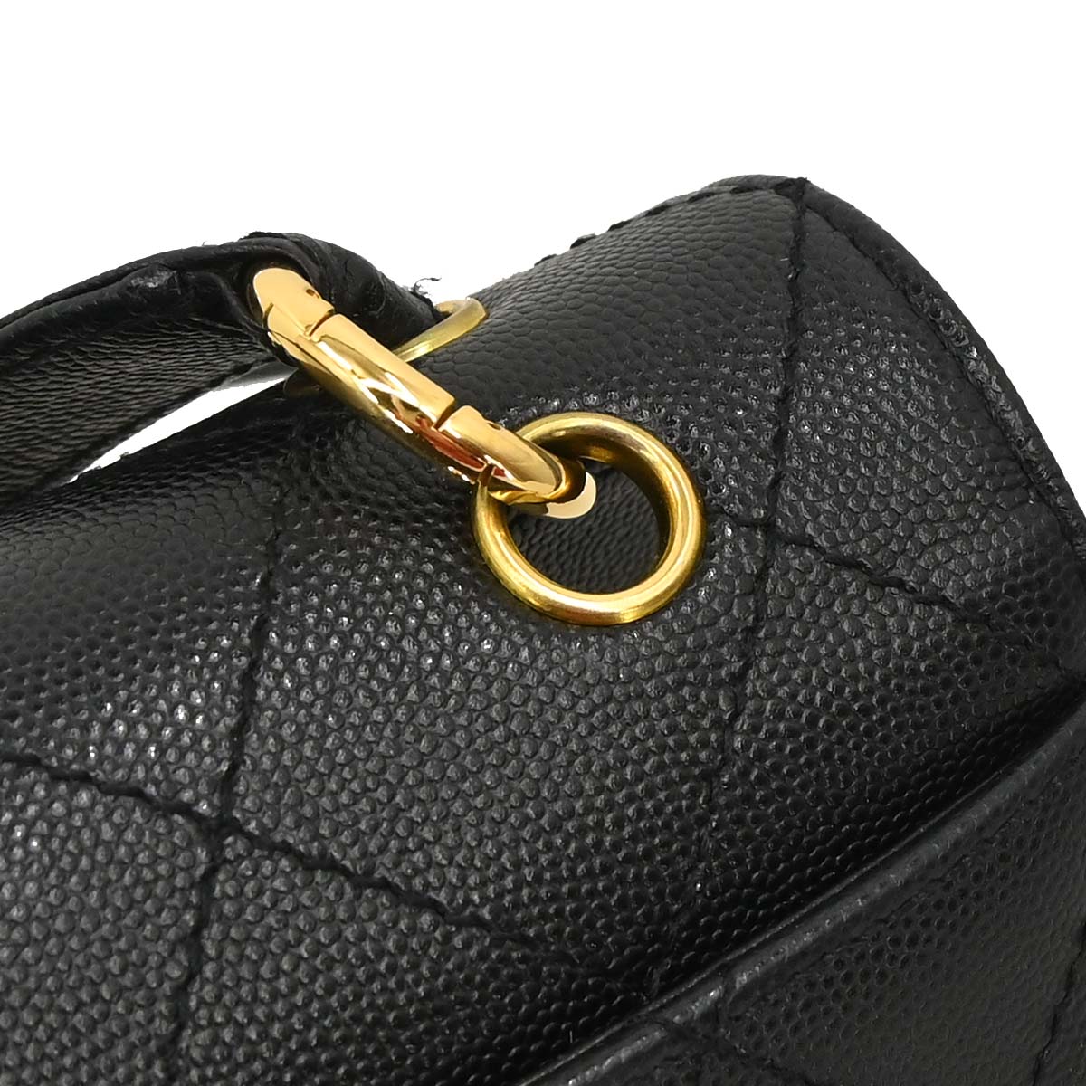 Chanel Black Caviar Skin Shoulder Bag