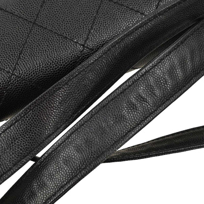 Chanel Black Caviar Skin Shoulder Bag