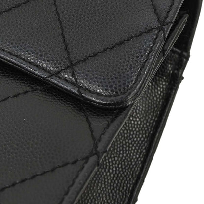 Chanel Black Caviar Skin Shoulder Bag