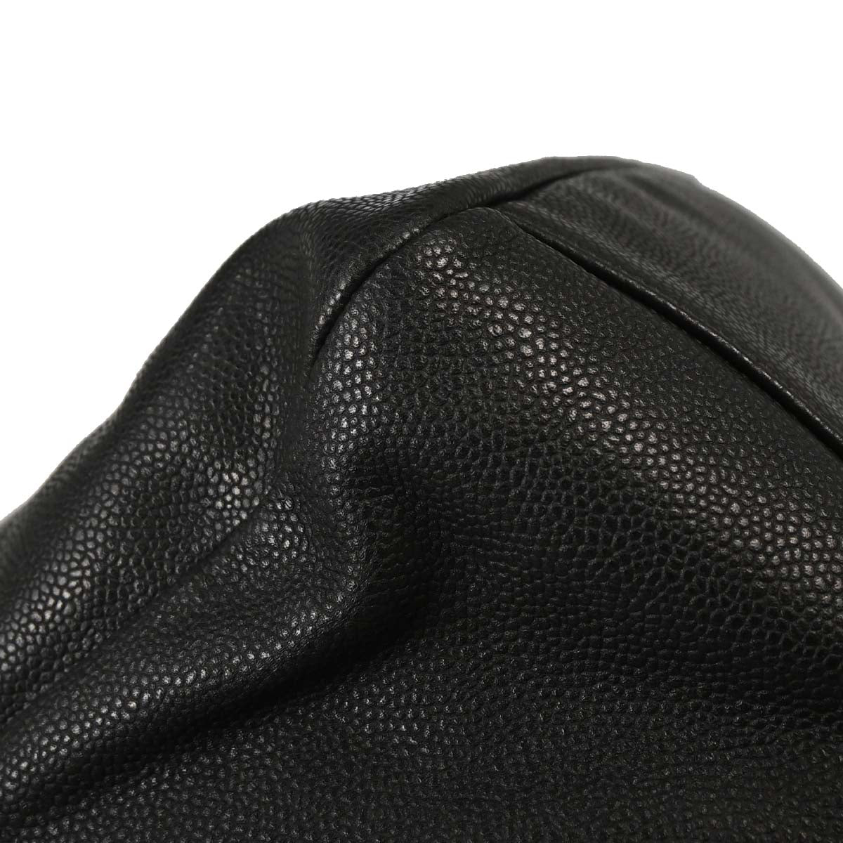 Chanel 2009-2010 Gray Caviar Skin Hobo Bag