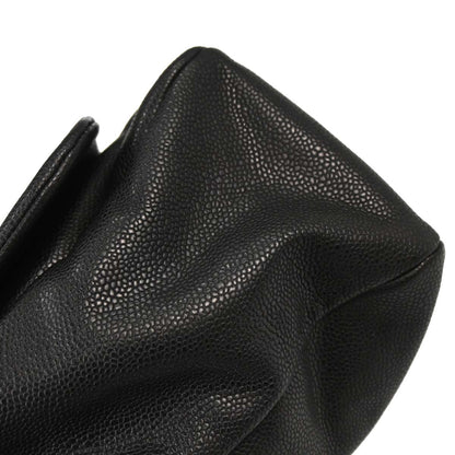 Chanel 2009-2010 Gray Caviar Skin Hobo Bag