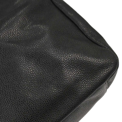 Chanel 2009-2010 Gray Caviar Skin Hobo Bag