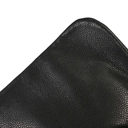 Chanel 2009-2010 Gray Caviar Skin Hobo Bag