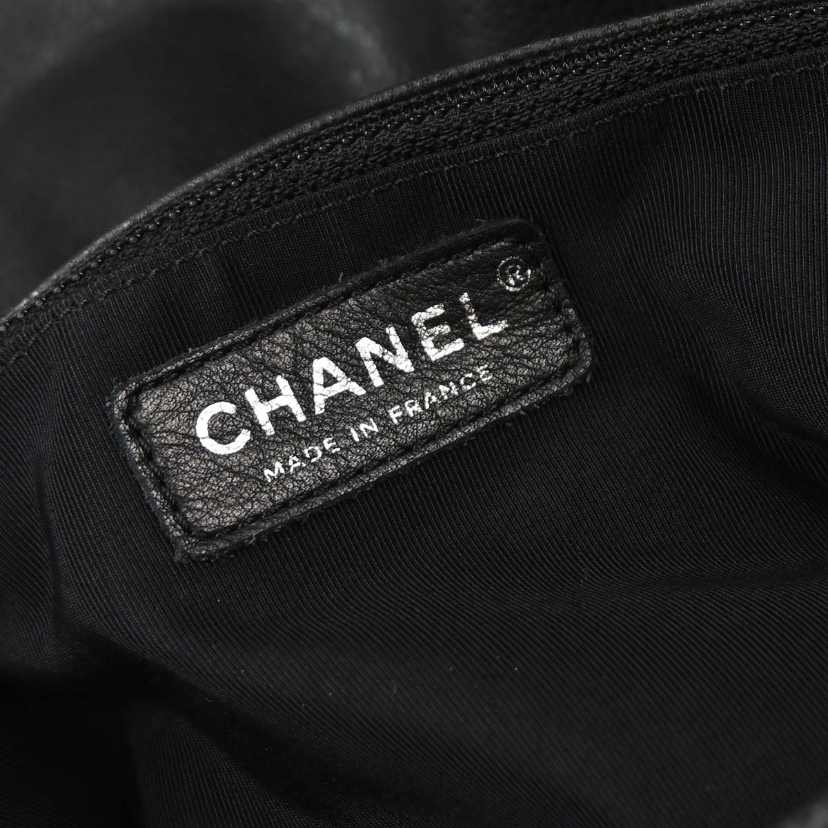 Chanel 2009-2010 Gray Caviar Skin Hobo Bag