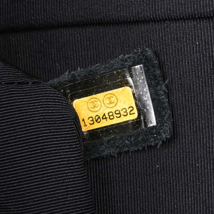 Chanel 2009-2010 Gray Caviar Skin Hobo Bag