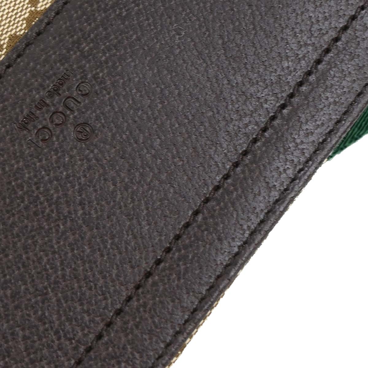 Gucci Brown Beige Canvas GG Sherry Bum Bag